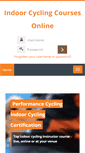 Mobile Screenshot of indoorcyclingcoursesonline.com
